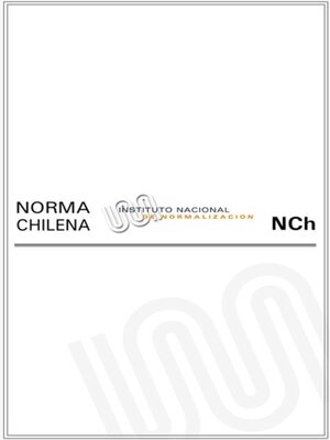 cover image of NORMA CHILENA OFICIAL